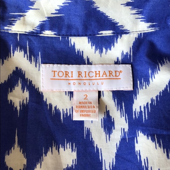 Tori Richard Honolulu 100% cotton shirt dress Sz 2 - Picture 4 of 4